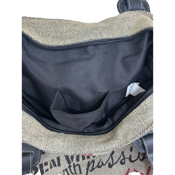 Hallmark Cards Tote Bag Purse Blessings Unlimited 2012 Inspirational Psalm 27:14 - Picture 5 of 6